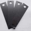 4.5x250x400mm woven license frame carbon fiber sheet
